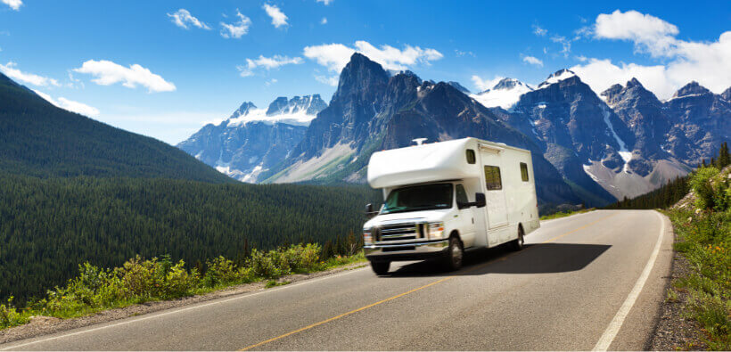 RV on the road