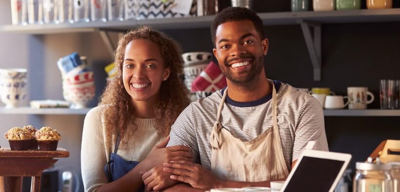What is bop insurance african american couple at their small business with insurance