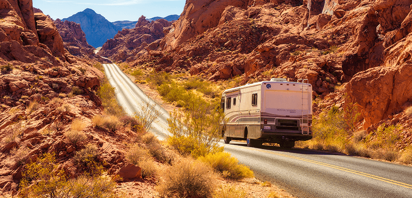 An RV traveling around USA