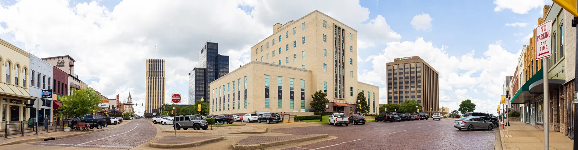 Tyler, Texas, USA - June 30, 2021: The Smith County Courthouse