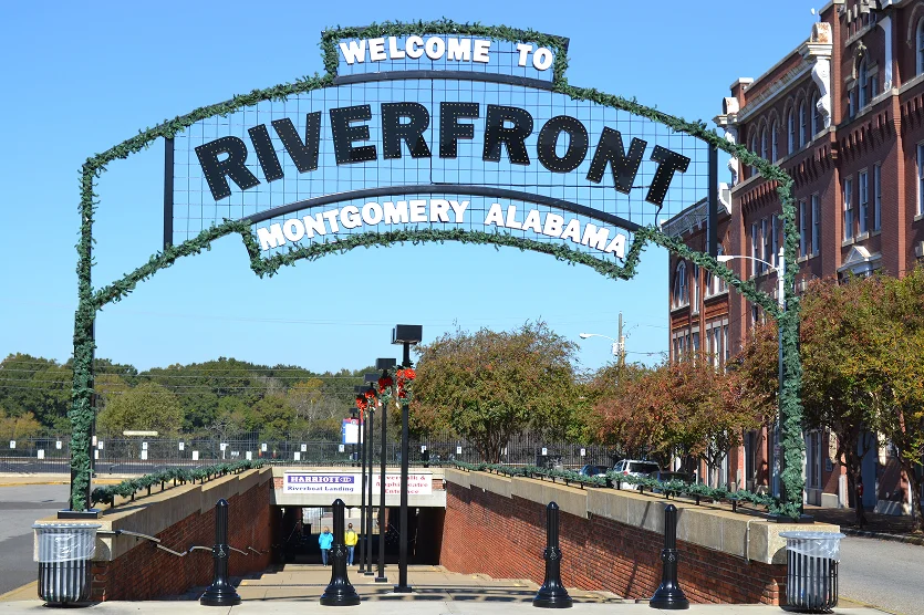 Montgomery River Front Walk - best car insurance in Alabama.