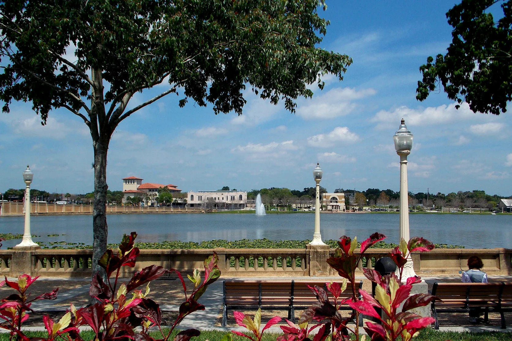 Lake Mirror in Lakeland - Best car insurance in Florida.