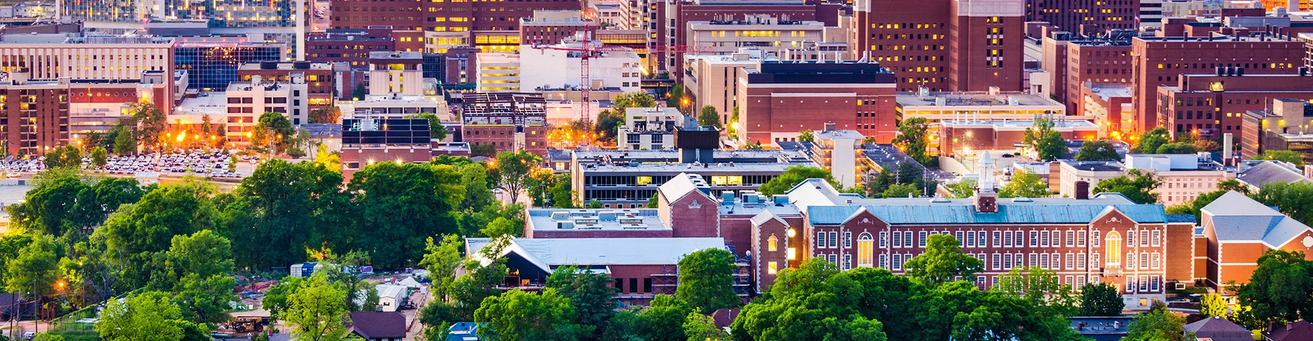 Birmingham, Alabama, USA downtown city skyline.