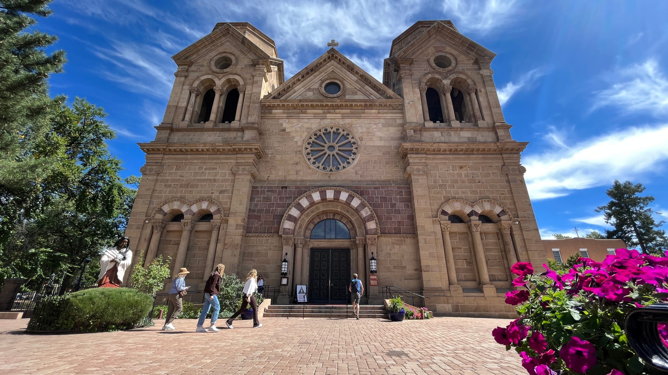 the Cathedral Basilica Santa Fe, New Mexico.