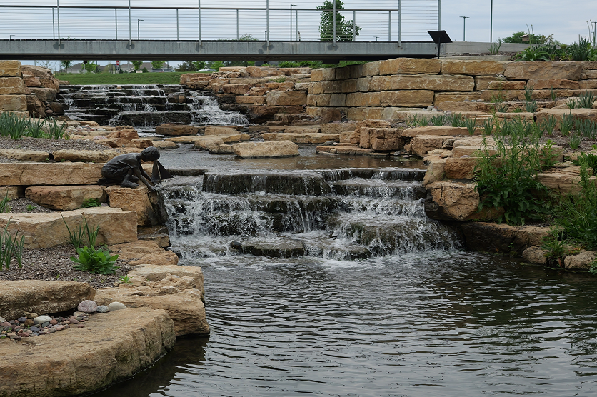 A Cool Cloudy Spring Day at Overland Park Arboretum and Botanical Garden