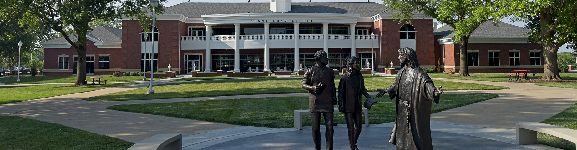 Olathe, Kansas - June 9, 2023: Cunningham Center at MidAmerica Nazarene University
