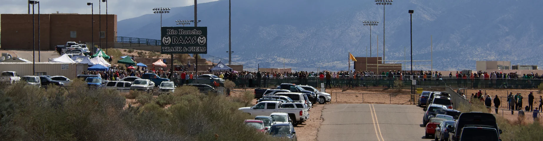 Rio Rancho, NM / USA 4-13-19: Rio Rancho High School Rio Rancho New Mexico RRPS Rams