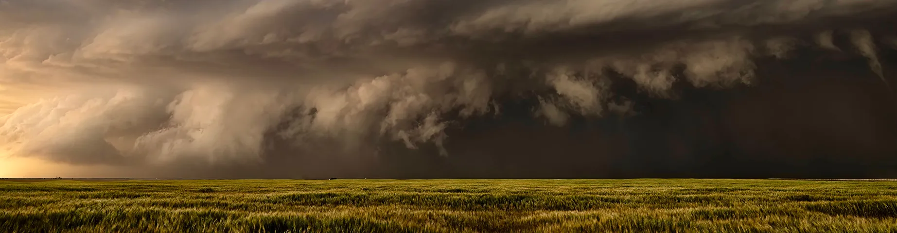 Scenic view of field against storm clouds,Clovis,New Mexico,United States,USA