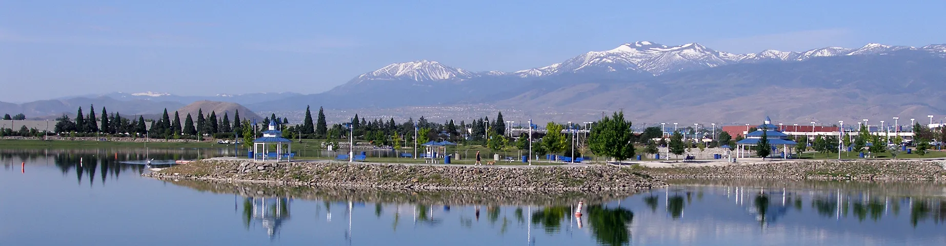 The Sparks Marina in June. An urban park like no other! Sparks, Nevada.